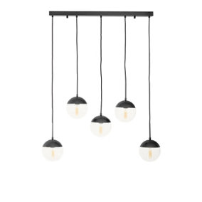 Interiors by Premier Revive Clear Glass Shades Pendant Light