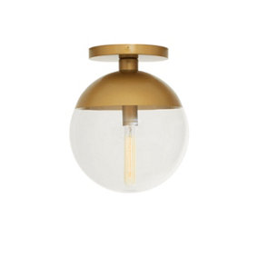 Interiors by Premier Revive Gold Finish Ceiling Light
