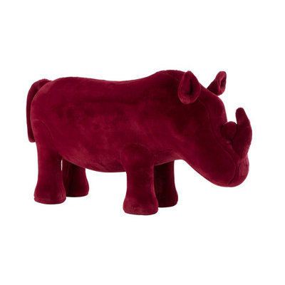 Interiors by Premier Rhino Maroon Animal Chair, Children's Chair, Easy to Balance Kiddie Chair