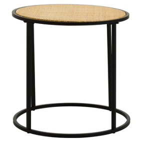 Interiors By Premier Round Side Table, Durable And Sturdy Side Table By Couch, Minimalist And Easy To Maintain Small Lounge Table