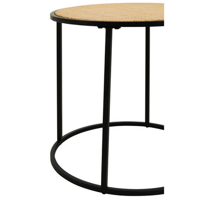 Interiors By Premier Round Side Table, Durable And Sturdy Side Table By Couch, Minimalist And Easy To Maintain Small Lounge Table