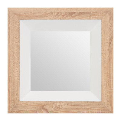 Interiors by Premier Roxy White Gloss Wood Wall Mirror