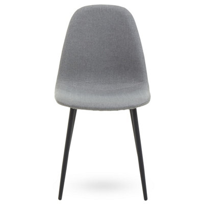 Interiors by Premier Salford Grey Fabric Dining Chair