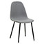 Interiors by Premier Salford Grey Fabric Dining Chair