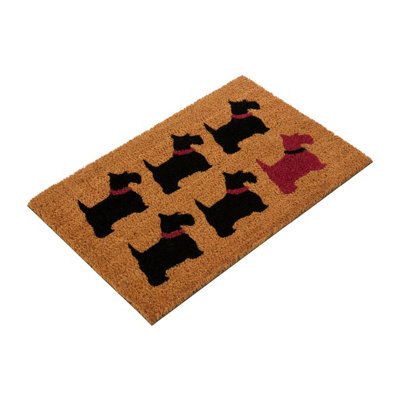 Interiors by Premier Scottie Dog Doormat DIY at B Q