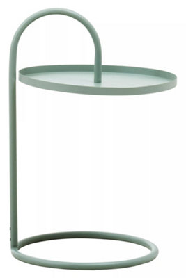 Interiors By Premier Secured Design Green Hanging Top Side Table, Space Saving And Functional Lounge Table, Side Table By Couch