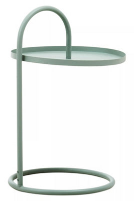 Interiors By Premier Secured Design Green Hanging Top Side Table, Space Saving And Functional Lounge Table, Side Table By Couch