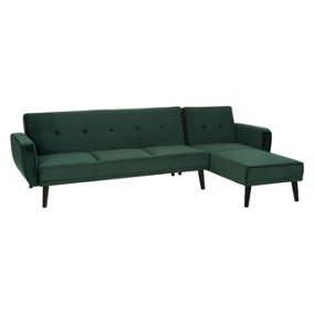 Interiors by Premier Serene 3 Seat Green Sofa Bed