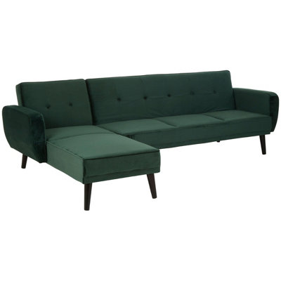 Interiors by Premier Serene 3 Seat Green Sofa Bed
