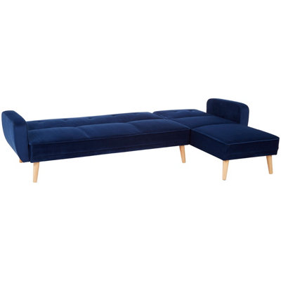 Interiors by Premier Serene 3 Seat Navy Sofa Bed