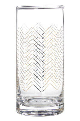 Interiors by Premier Set Of Four Jazz Highball Glasses