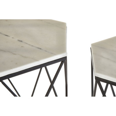 Interiors by Premier Set Of Two Arcana Hexagonal Side Tables