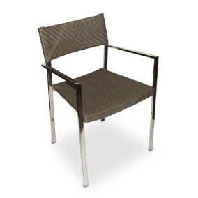 Interiors by Premier Set of Two Raffia Chairs, Rustless Lounge Chair, Easy Cleaning Chair for Living Room