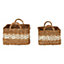 Interiors by Premier Set of Two Rectangular Seagrass Baskets