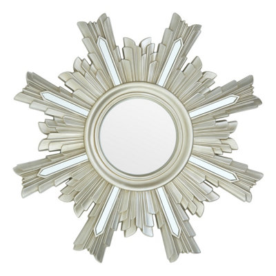 Interiors by Premier Sevan Wall Mirror With Mirrored Glass