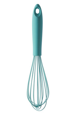 Interiors By Premier Silicone Kitchen Whisk in Pastel Green,Flexible & Heat-Resistant Balloon Whisk,Non-Stick Whisk With Handle