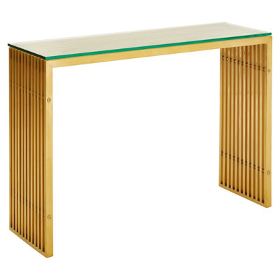 Interiors by Premier Sleek And Modern Design Console Table, Elegant ...