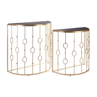 Interiors by Premier Sleek And Sturdy Art Deco Console Tables, Durable Hallway Table, Easily Maintained Modern Console Table