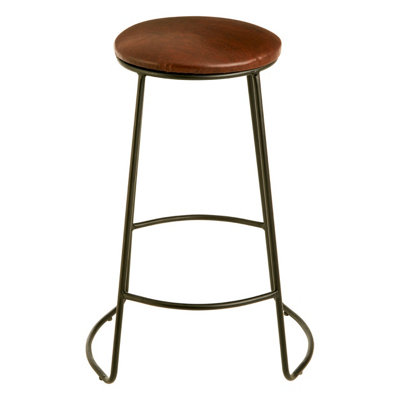 Interiors By Premier Sleek Stool, Durable Design Counter Stool For Kitchen, Comfortable  Metal Counter Stool For Breakfast