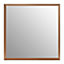 Interiors by Premier Small Square Gold Finish Wall Mirror