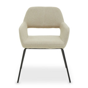 Interiors by Premier Stockholm Natural Fabric Dining Chair