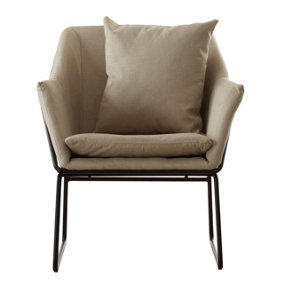 Interiors by Premier Stockholm Stone Armchair