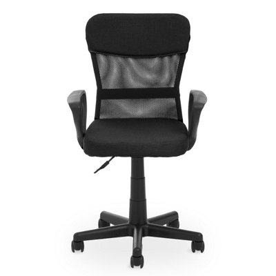 Interiors by Premier Stratford Black and Dark Grey Office Chair