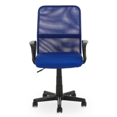 Interiors by Premier Stratford Dark Blue Home Office Chair