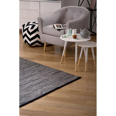 Interiors By Premier Stylish And Elegant Design Set Of Two White Round Side Tables, Durable And Sturdy Side Tables, Small Tables