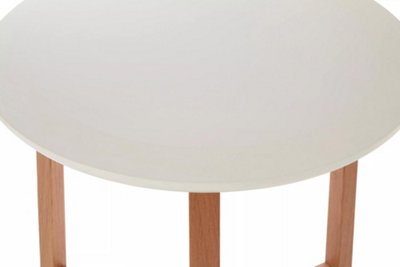 Interiors By Premier Stylish Set Of 3 Tables With White Tops, Nordic Design Small Lounge Tables, Versatile Small Table For Bedroom