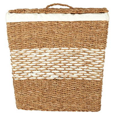 Interiors by Premier Tapered Seagrass Basket With Lid