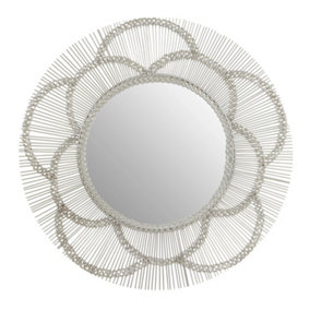 Interiors by Premier Templar Floral Effect Wall Mirror