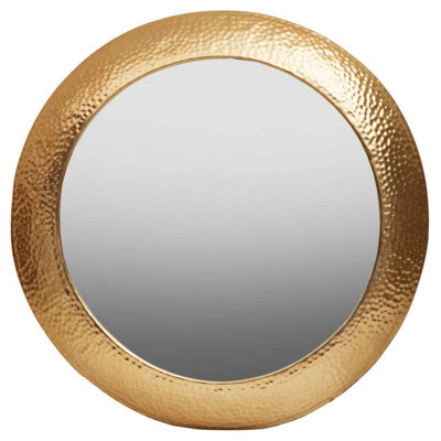 Interiors by Premier Templar Gold Finish Wall Mirror