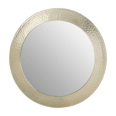 Interiors by Premier Templar Pewter Finish Wall Mirror