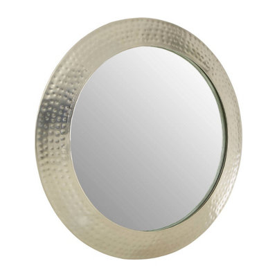 Interiors by Premier Templar Pewter Finish Wall Mirror