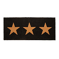 Interiors by Premier Three Natural Stars Extra Large Doormat