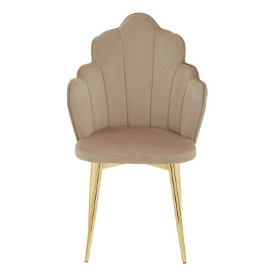 Interiors by Premier Tian Mink Velvet Chair