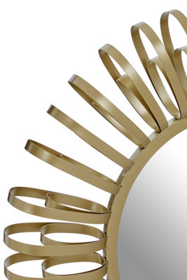 Interiors by Premier Trento Multi Ring Design Wall Mirror