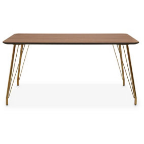 Interiors by Premier Veneto Dining Table With Natural Wood Effect