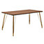Interiors by Premier Veneto Dining Table With Natural Wood Effect