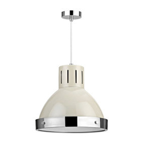 Interiors by Premier Vermont Clay Colour Bell Shaped Pendant Light