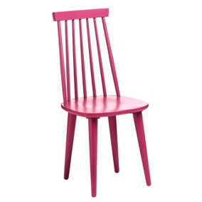 Interiors by Premier Vermont Raspberry Wood Herning Chair