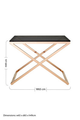 Interiors by Premier Versatile Montril End Table, Optimal Dimensions Statement Table, Easily Maintained Sitting Room Side Table