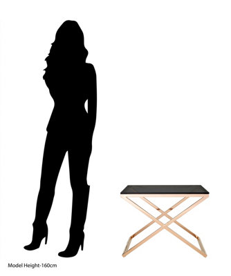 Interiors by Premier Versatile Montril End Table, Optimal Dimensions Statement Table, Easily Maintained Sitting Room Side Table