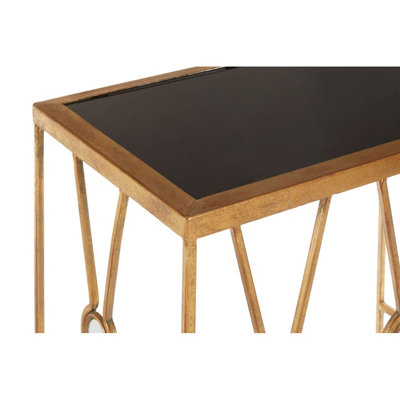 Interiors By Premier Versatile Set Of 3 Cross Design Nesting Tables, Elegant Nesting Tables For Livingroom, Sleek Side Table