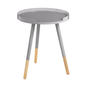 Interiors by Premier Viborg Grey Round Side Table