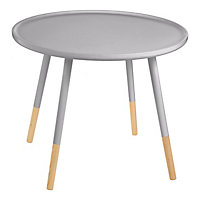 Interiors by Premier Viborg Grey Round Side Table