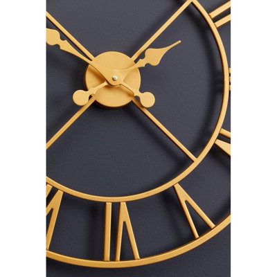 Interiors by Premier Vitus Gold Finish Wall Clock