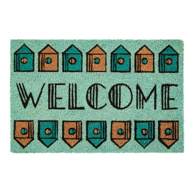 Interiors by Premier Welcome Home Light Green Doormat