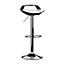 Interiors by Premier White and Black ABS Bar Stool